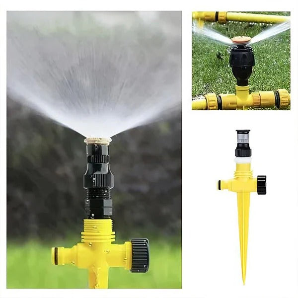 BowLift | 360° Garden Sprinkler, Water-Saving with Adjustable Spray Patterns