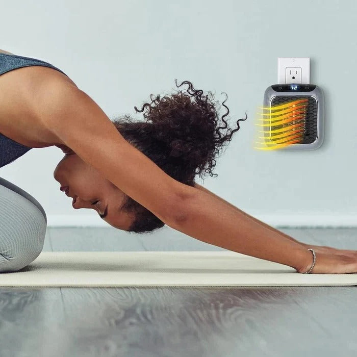 BowLift | Mini Electric Wall Heater, 800W Plug-In Portable Design