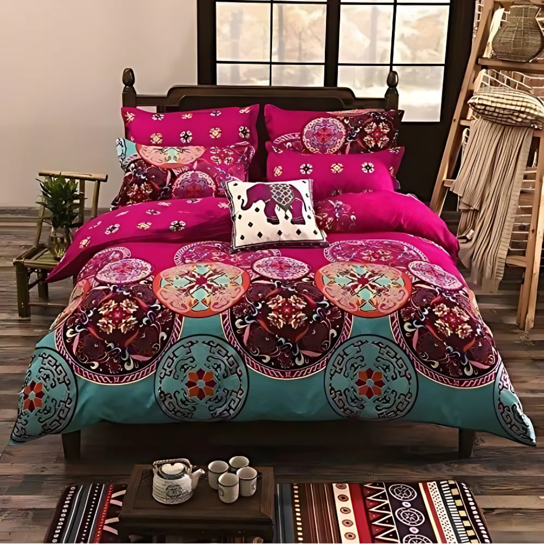 BowLift | Duvet Cover Colourful Abstract Bedding Set