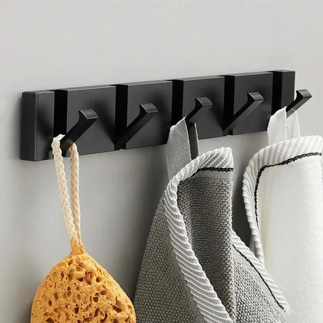 BowLift | HOOKLUX – Foldable wall hook strip made of aluminum, space-saving & versatile