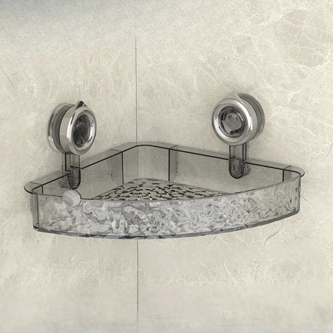 BowLift | Shower Caddy Corner Suction Bathroom Shelf