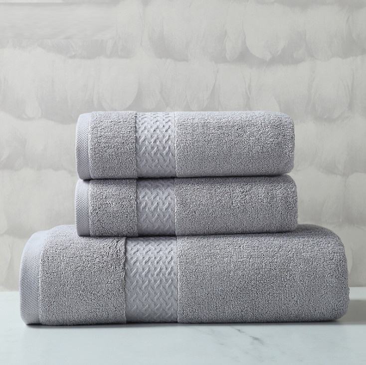 BowLift | 100% Egyptian Cotton Bath Towel 70x140cm - grey