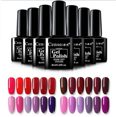 BowLift | 20 colours UV gel polish set for nails | 8 ml per bottle | Long-lasting nail polish for natural nails, acrylic & gel