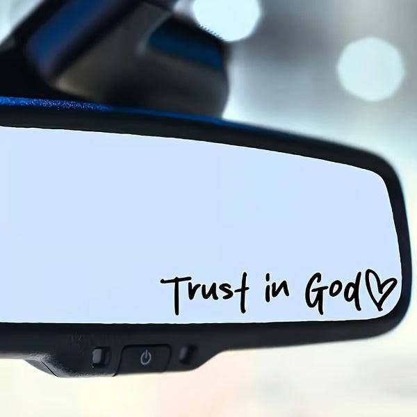 BowLift | Faith Car Sticker | Waterproof Vinyl | Inspirational Christian Quote Decal