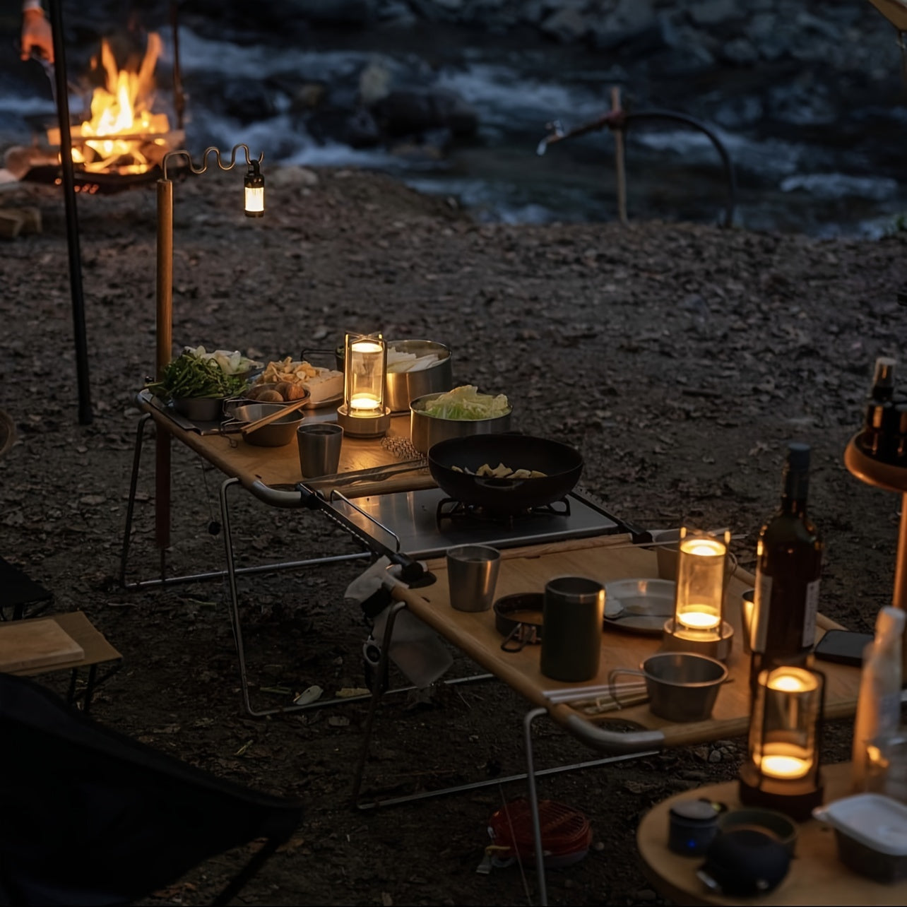 BowLift | Japanese Style LED Touch Table Lamp - ZenLight