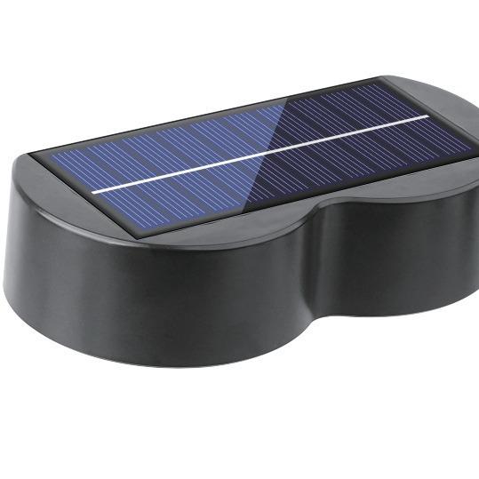 BowLift | Solar fence lights outdoor wall lights Waterproof IP65, Warm white & RGB 8 specific fixed colors for fence wall step deck patio