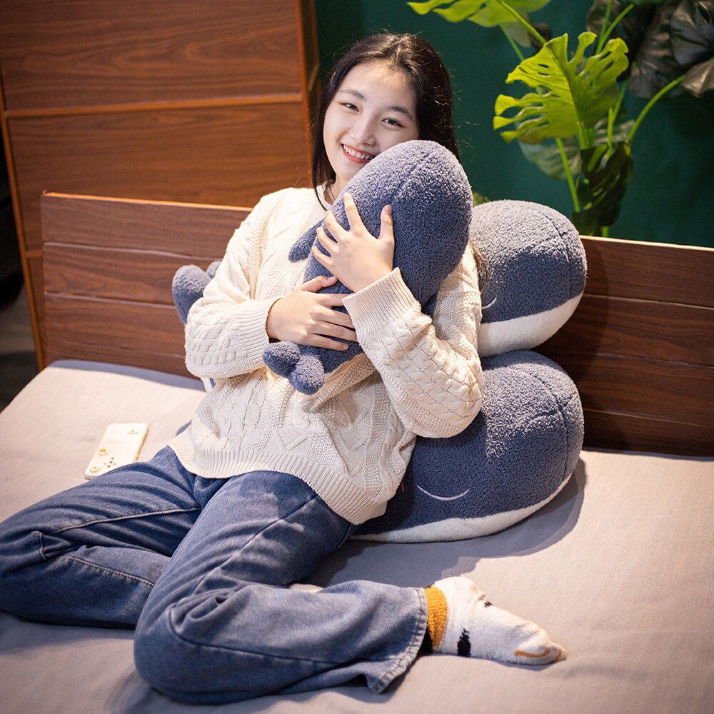 BowLift | Adorable Fluffy Blue Whale Plushie