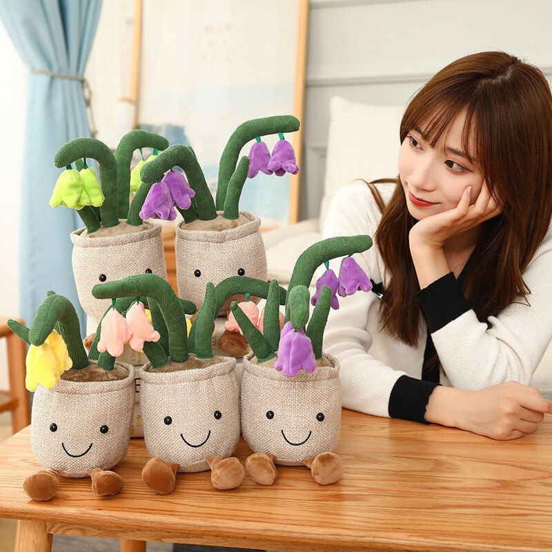 BowLift | Fuzzy Fella Flower Pot Plush
