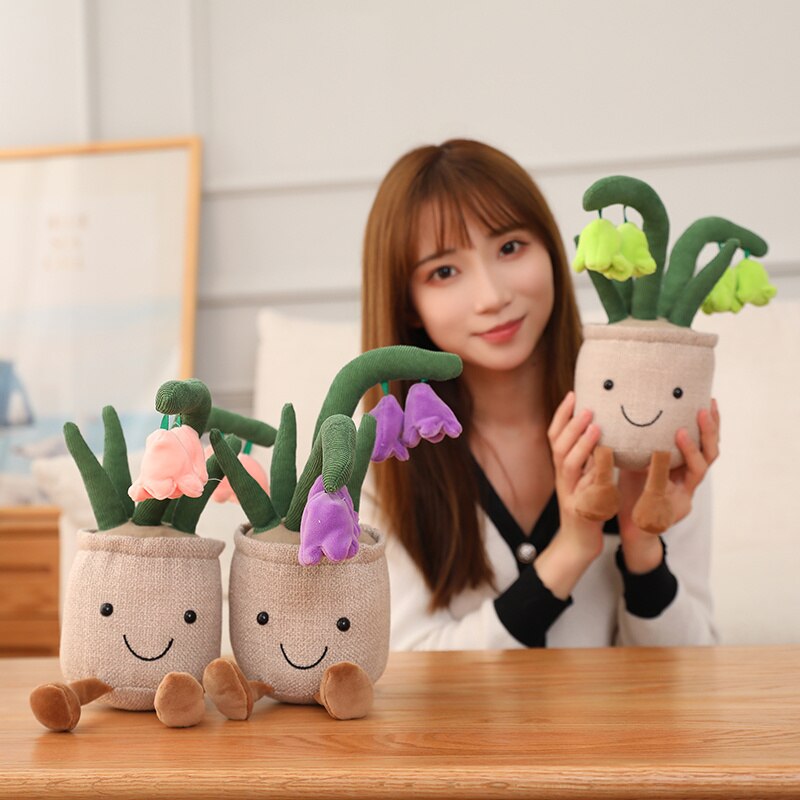 BowLift | Fuzzy Fella Flower Pot Plush