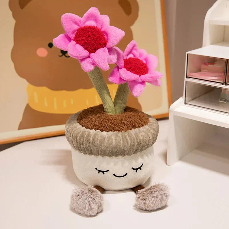 BowLift | Cute Cactus Flower Plant Plushie