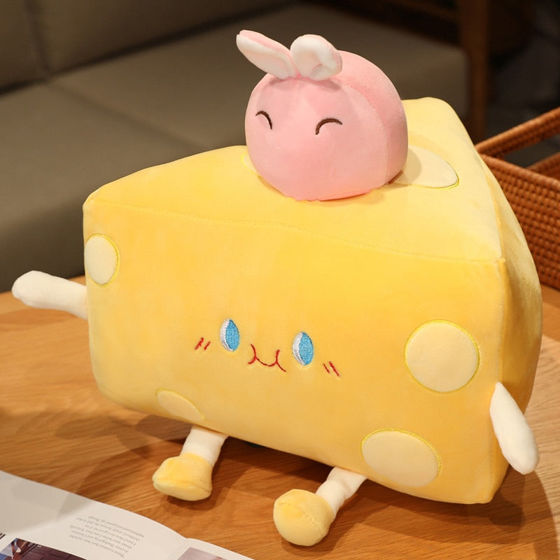 BowLift | Cute Cheese Block Plushie