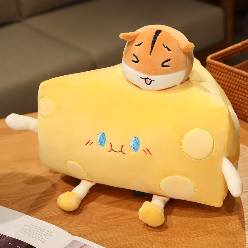 BowLift | Cute Cheese Block Plushie