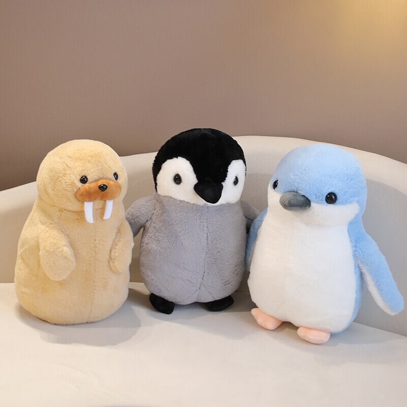 BowLift | Cute Fluffy Penguin Walrus Plushies
