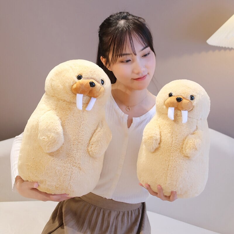 BowLift | Cute Fluffy Penguin Walrus Plushies