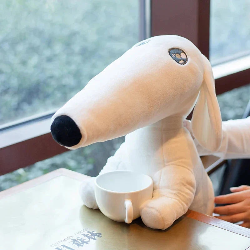 BowLift | Cute Long Nose Borzoi Dog Plush