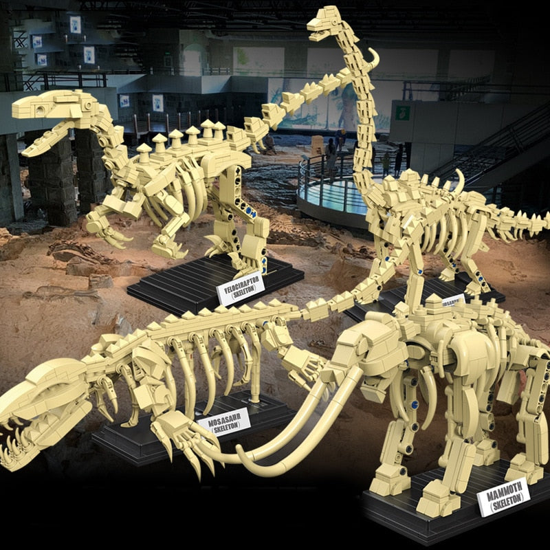 BowLift | Dinosaur Fossil Skeletons Building Blocks Collection 2 | LIMITED STOCK