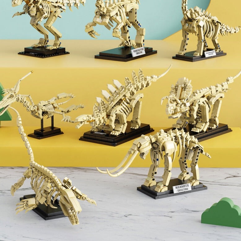 BowLift | Dinosaur Fossil Skeletons Building Blocks Collection 2 | LIMITED STOCK