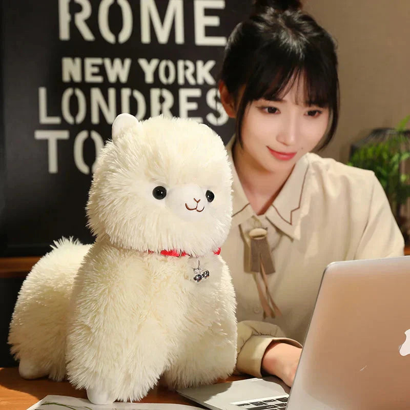 BowLift | Fluffy Alpaca Llama Plushies with Bell