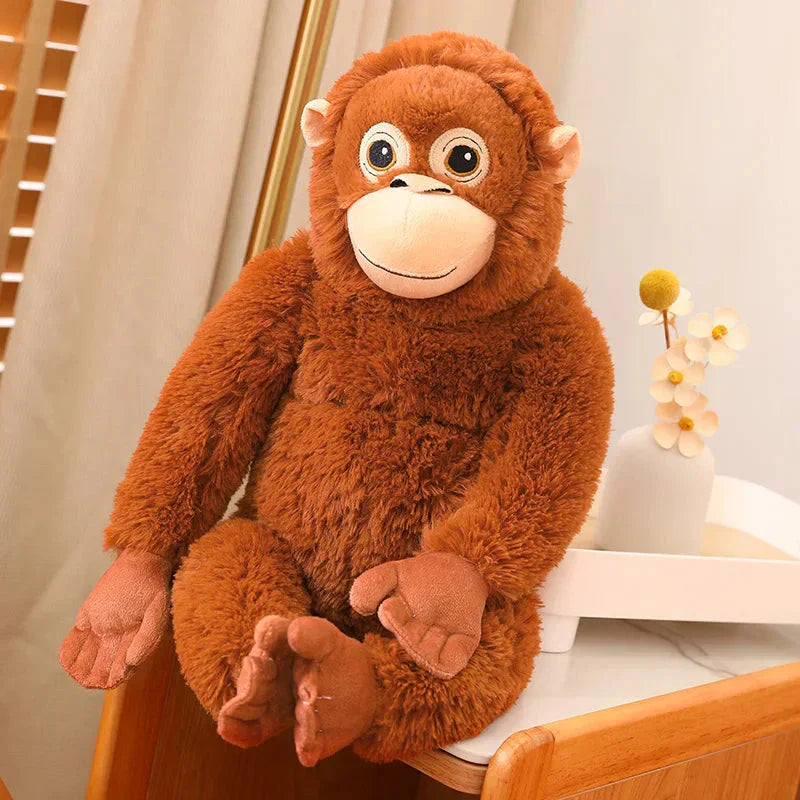 BowLift | Fluffy Baby Orangutan Monkey Plushie