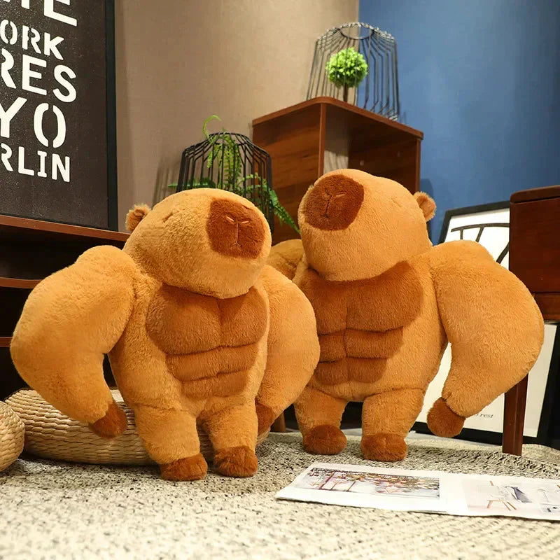 BowLift | Fluffy Muscular Capybara Plush