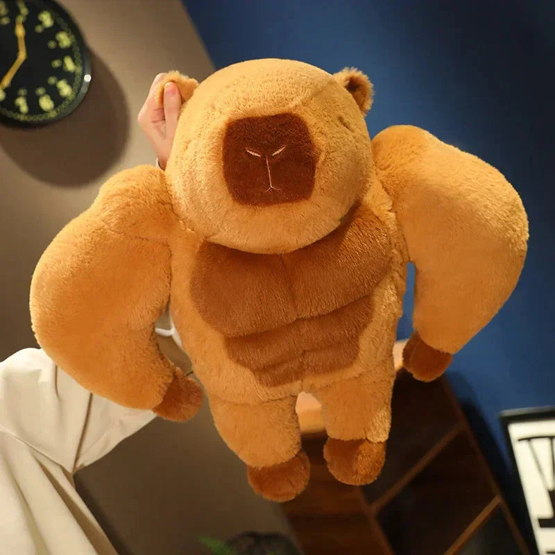 BowLift | Fluffy Muscular Capybara Plush