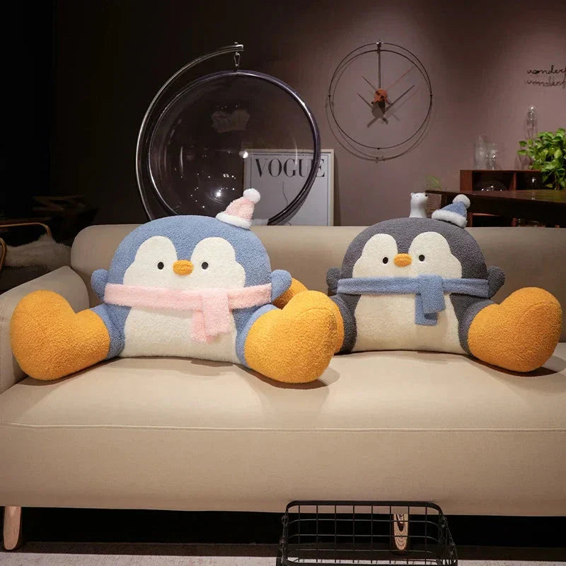 BowLift | Fluffy Penguin Backrest Cushion Pillow Seat