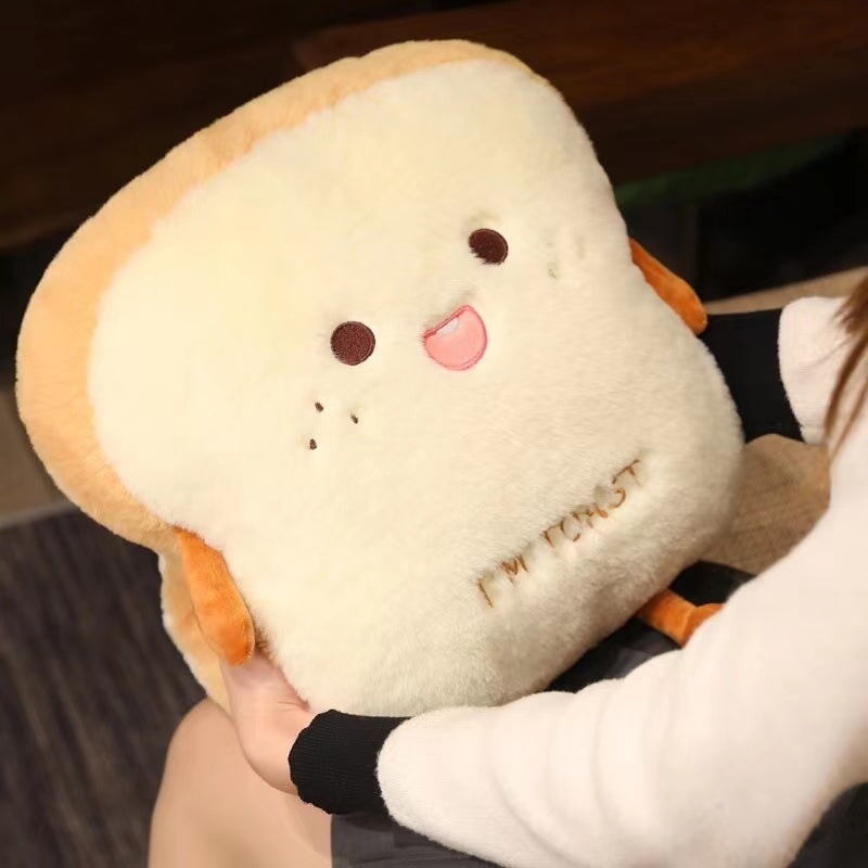 BowLift | Fluffy Toastie Bread Hand Warmer Plushies