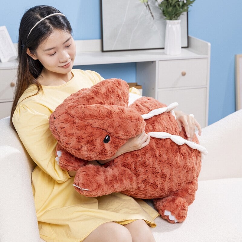 BowLift | Fuzzy Cute Pink Red Lizard Plushies