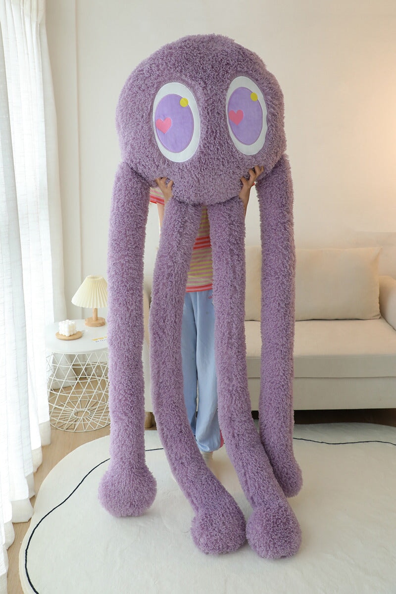 BowLift | Giant Fuzzy 4 Legged Octopus Plushie