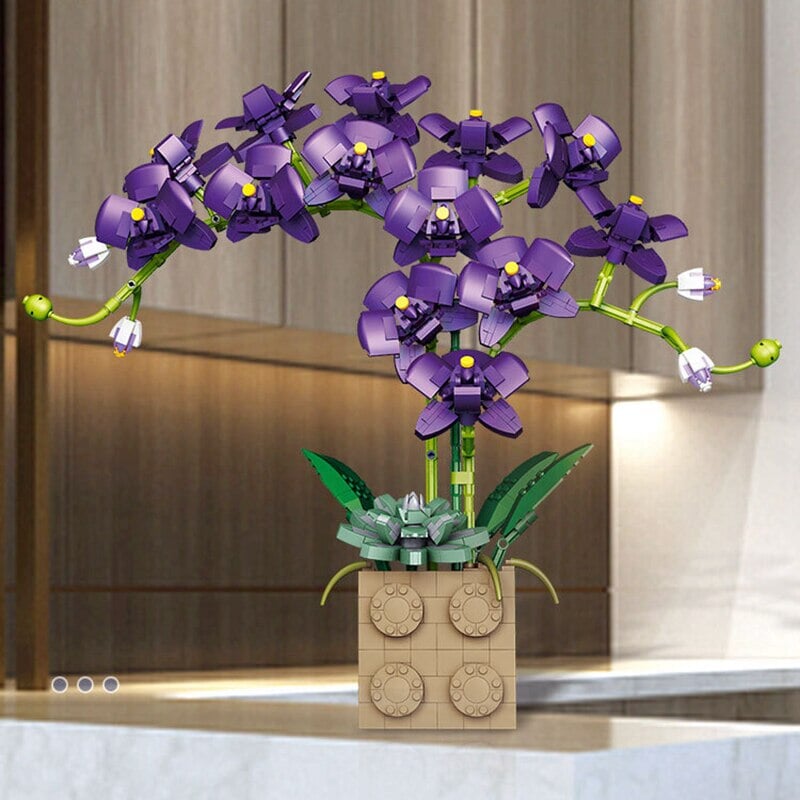 BowLift | Huge Blossoming Orchid Flower Building Set Collection