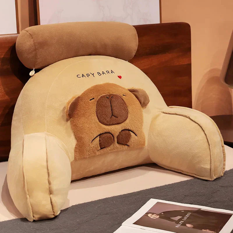 BowLift | Huge Capybara Cushion Plush Backrest Seat