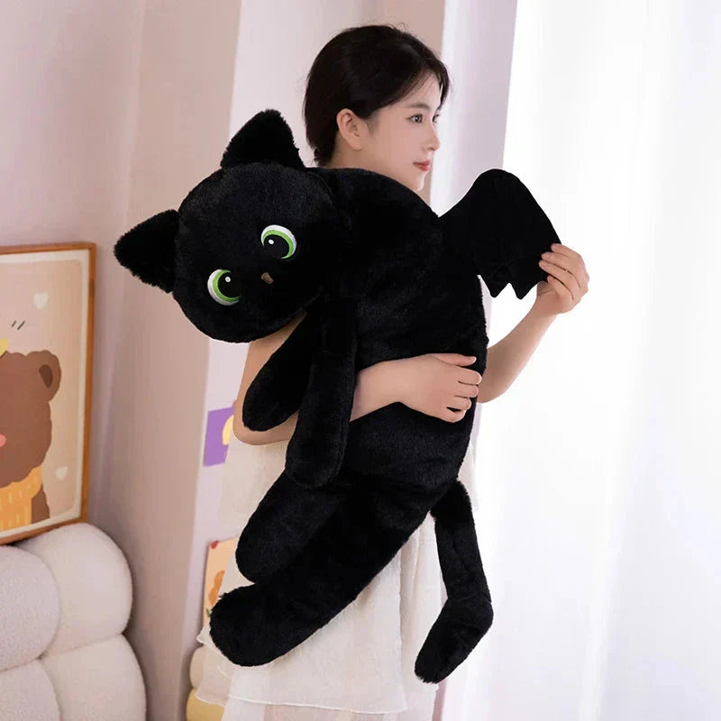 BowLift | Kawaii Black Cat with Wings Plushies