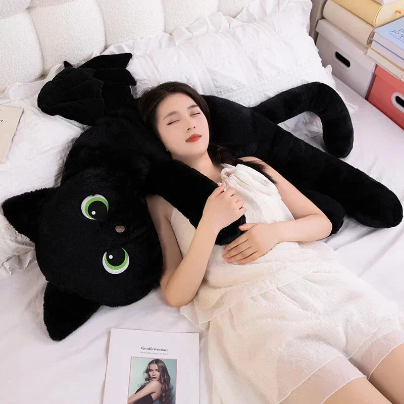 BowLift | Kawaii Black Cat with Wings Plushies