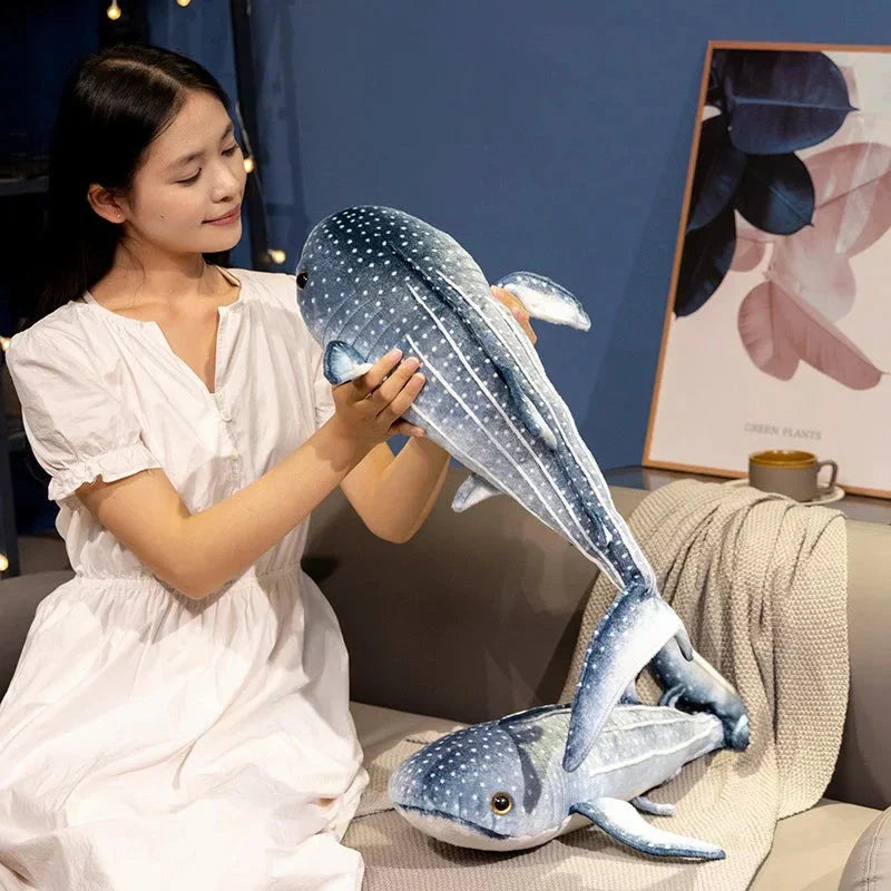 BowLift | Kawaii Blue Whale Shark Soft Toy Plushie