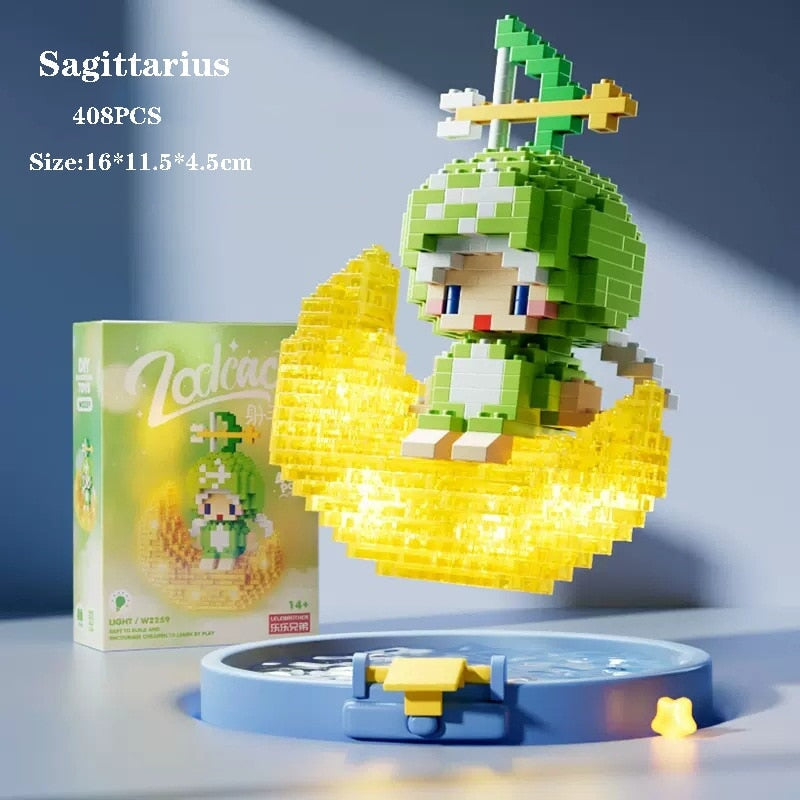 BowLift | Kawaii Chibi Moon Zodiac Star Constellations Nano Building Blocks