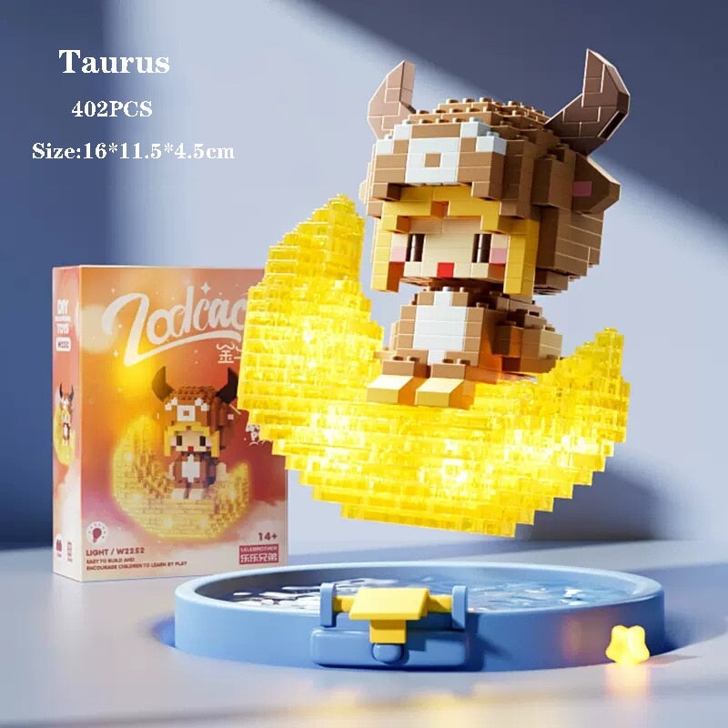 BowLift | Kawaii Chibi Moon Zodiac Star Constellations Nano Building Blocks