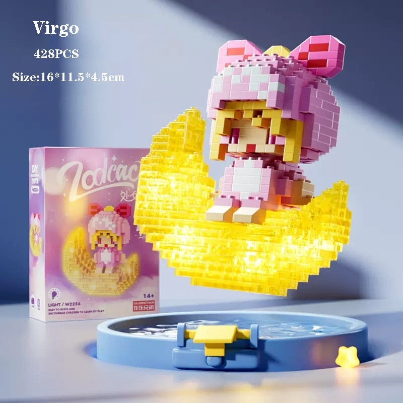 BowLift | Kawaii Chibi Moon Zodiac Star Constellations Nano Building Blocks