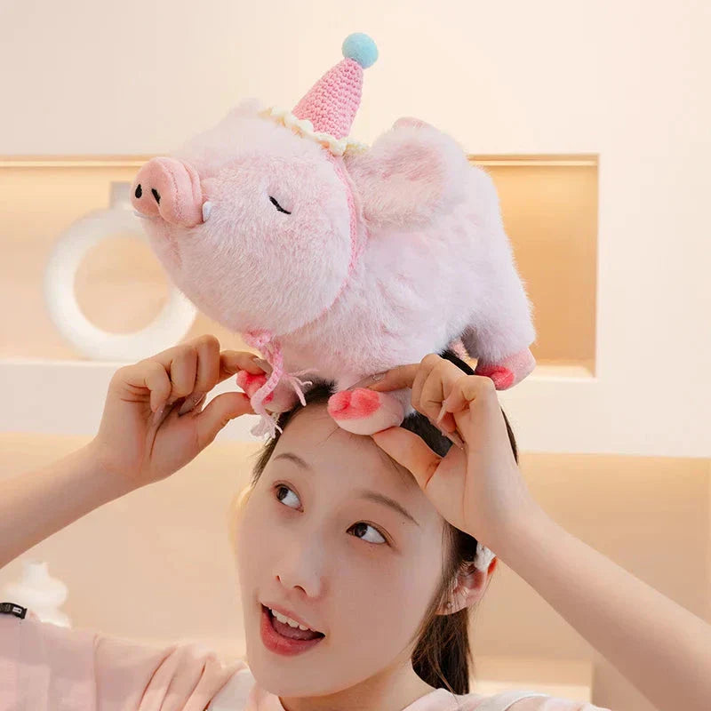 BowLift | Kawaii Fluffy Wild Boar Plushie