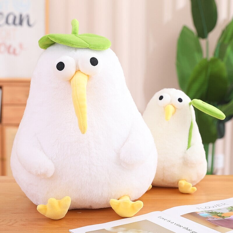 BowLift | Kawaii White Kiwi Bird Plushie