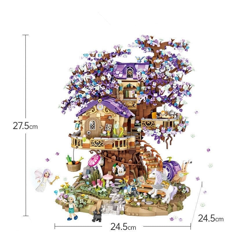 BowLift | Fantasy Magical Tree House Nano Building Set