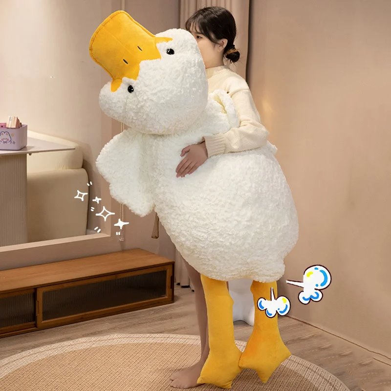 BowLift | Holly the Giant Fluffy White Duck Plushie