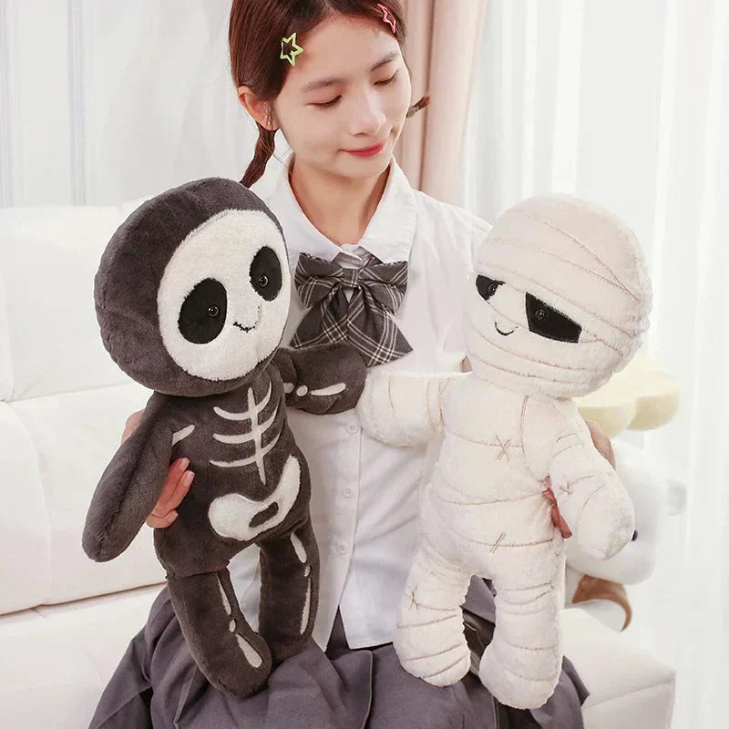 BowLift | Scary Skeleton and Mummy Halloween Plushies