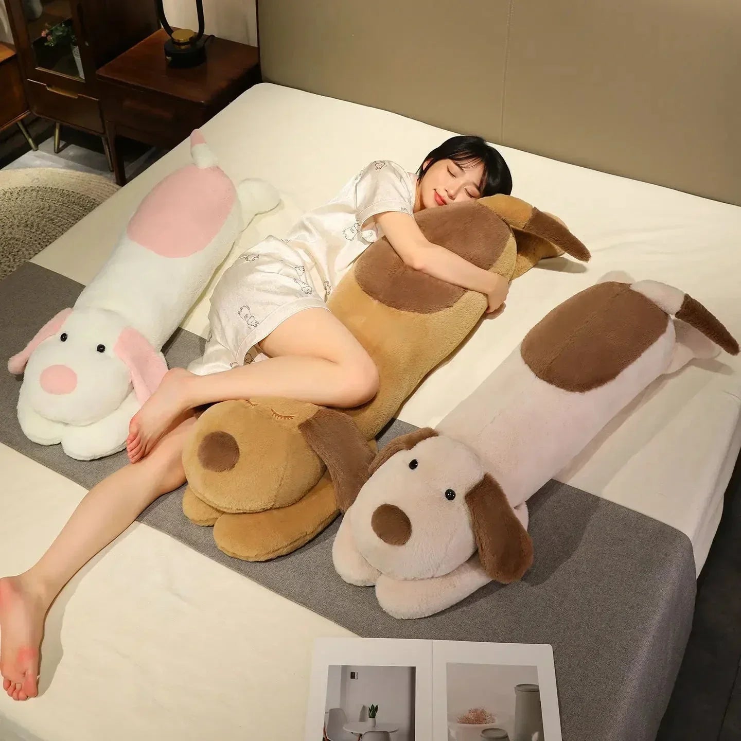 BowLift | Snoozie the Sleepy Puppy Hug Pillow