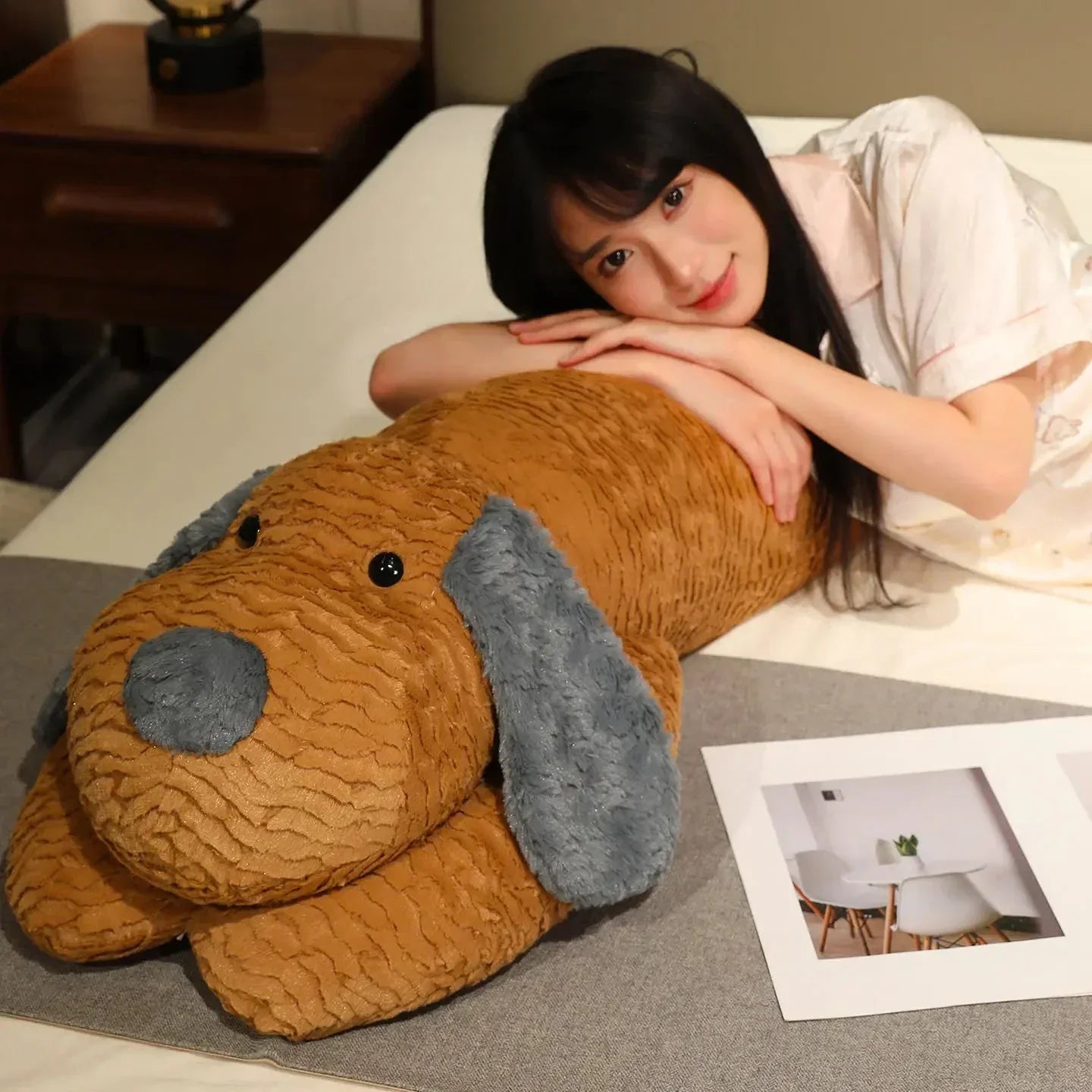 BowLift | Snoozie the Sleepy Puppy Hug Pillow