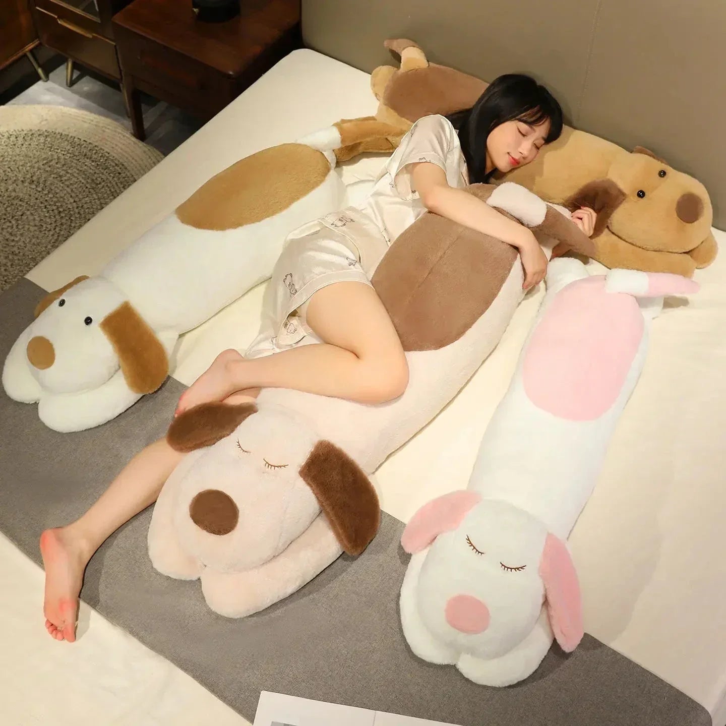 BowLift | Snoozie the Sleepy Puppy Hug Pillow