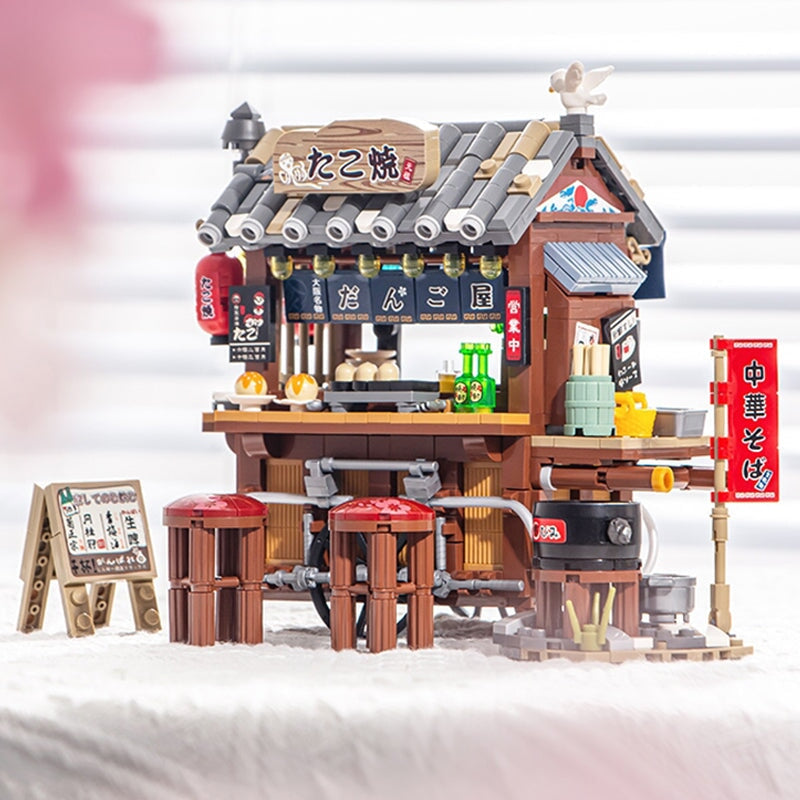 BowLift | Takoyaki & Noodle Asian Street Stall Nano Building Blocks