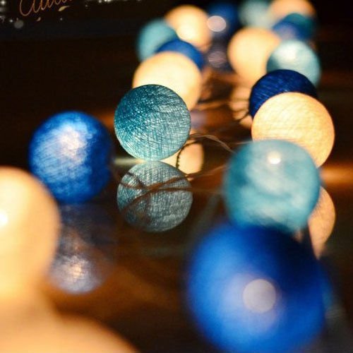 BowLift | LED Cotton Ball Garland Lights