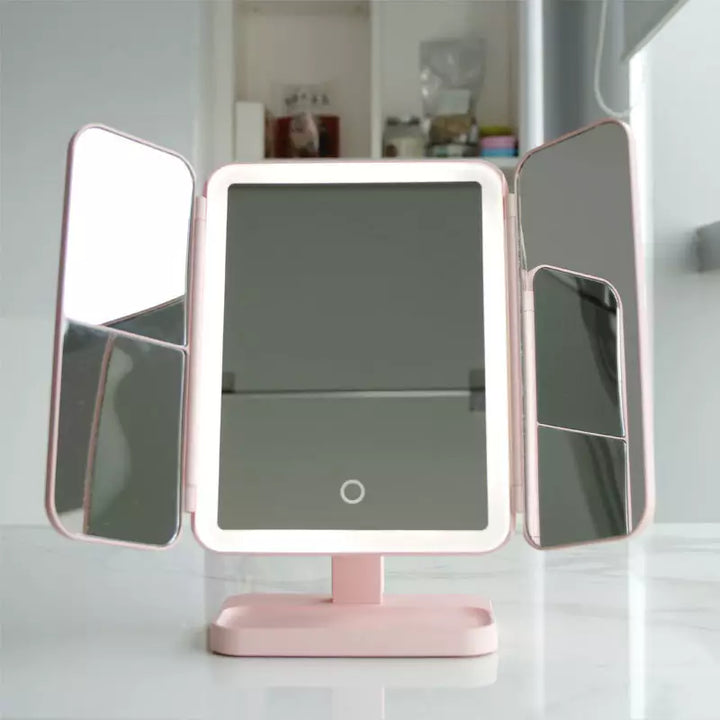BowLift | LED Makeup Mirror with 3 Light Modes and Magnification