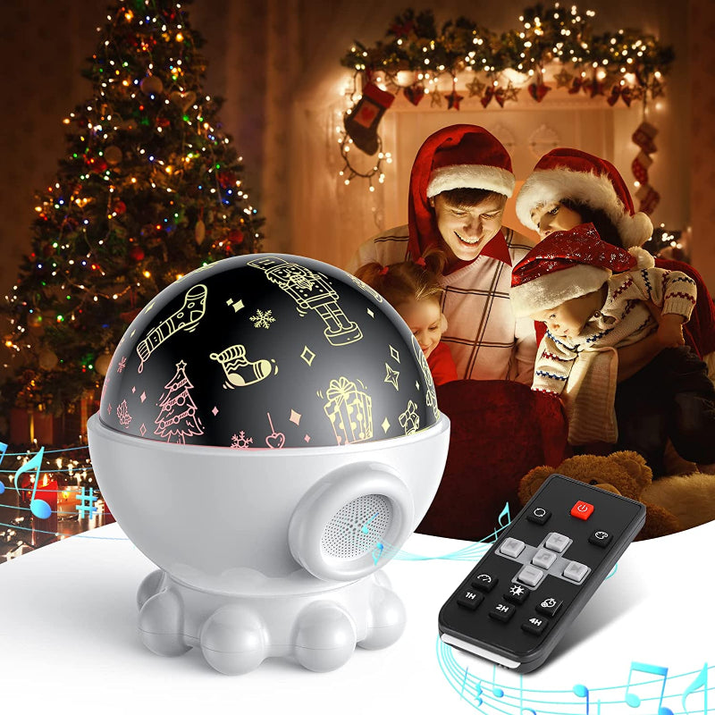 BowLift | LED Night Light with Ocean & Starry Sky Projection + Music Function - DreamAura