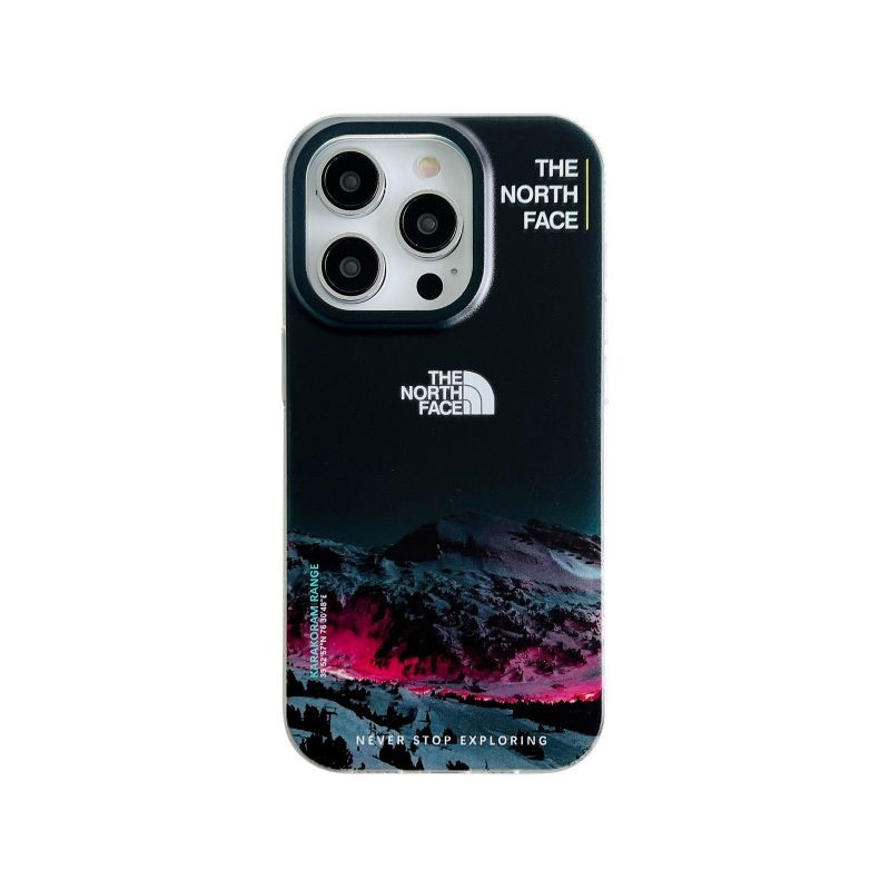 BowLift | Galvanic Letters Snow Mountain Phone Case For iPhone